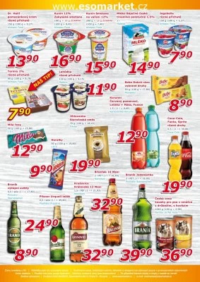 akční leták ESO MARKET 9.9.2020-20.9.2020