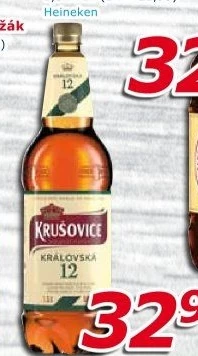 Pivo světlý ležák Královská 12° Krušovice