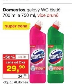 Čistič WC gelový Domestos