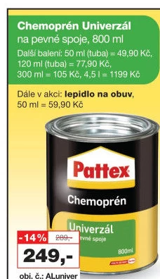 Lepidlo Chemoprén Pattex