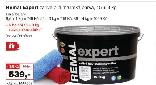 Malířský nátěr Expert Remal