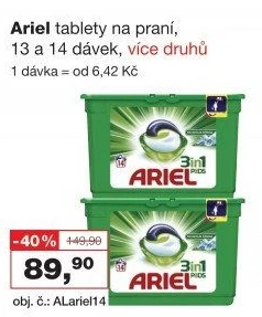 Prací kapsle Ariel