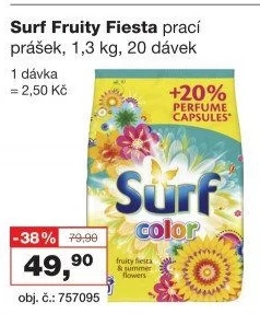 Prací prášek Surf