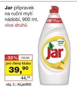 Prostředek na nádobí Jar