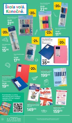 akční leták Tesco 9.9.2020-15.9.2020