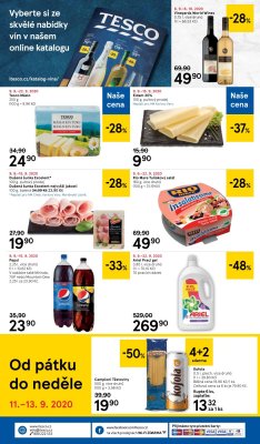 akční leták Tesco 9.9.2020-15.9.2020