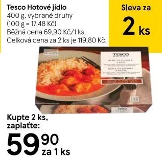 Hotová jídla Tesco