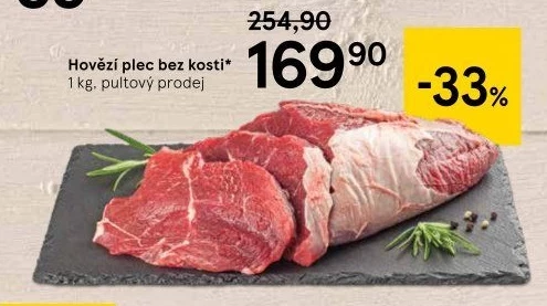 Hovězí plec bez kosti