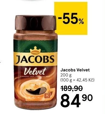 Instantní káva Jacobs Velvet