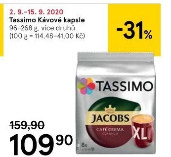 Kapsle Tassimo Jacobs