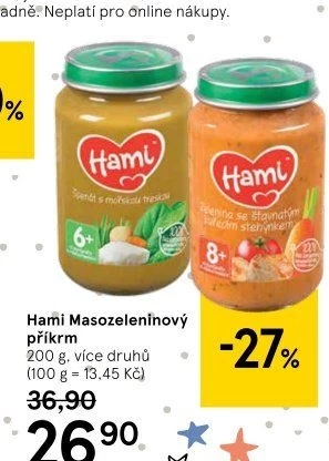 Příkrm masozeleninový Hami