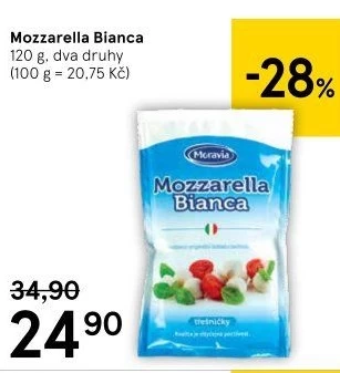 Sýr Mozzarella Bianca Moravia