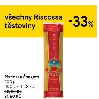 Těstoviny Riscossa