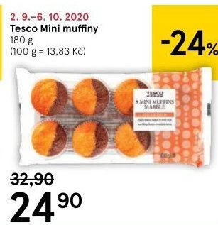 Muffiny mini Tesco
