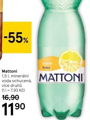 Ochucená voda Mattoni