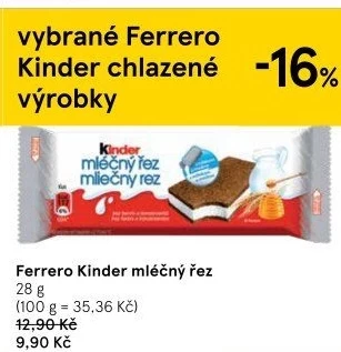 Řez mléčný Kinder