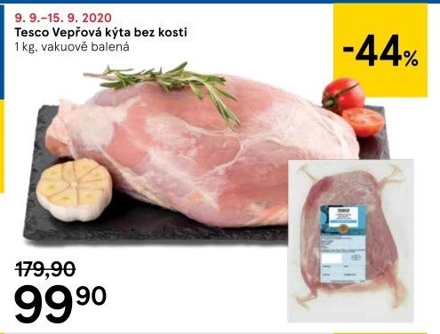 Vepřová kýta bez kosti Tesco