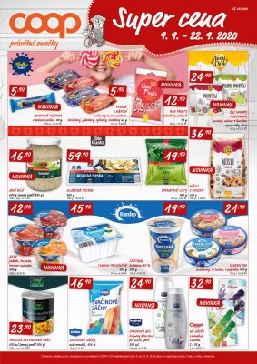 akční leták COOP 9.9.2020-22.9.2020