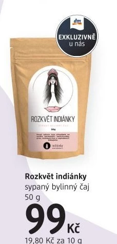 Čaj sypaný bylinný Rozkvět indiánky