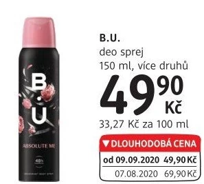 Deodorant sprej dámský B.U.