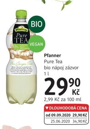 Ledový čaj Pure Pfanner