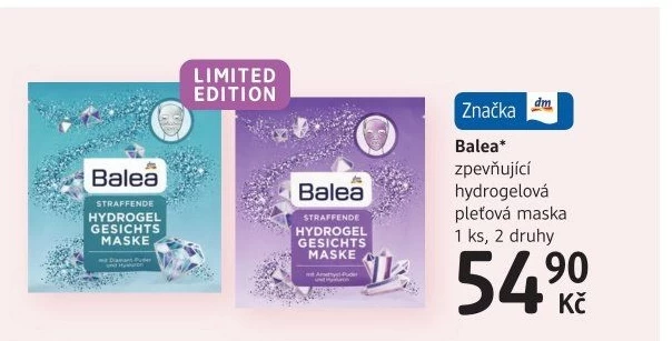 Maska pleťová textilní Balea