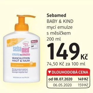 Mycí emulze baby&amp