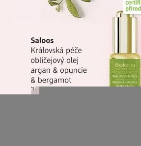 Olej pleťový Saloos