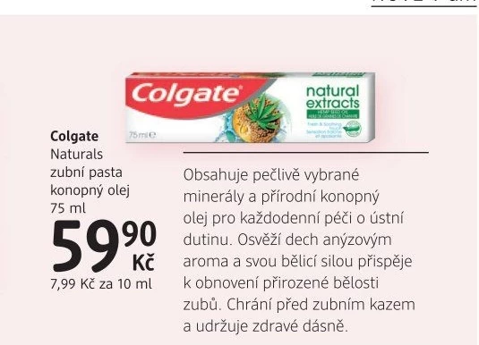 Pasty na zuby Natural Extracts Colgate