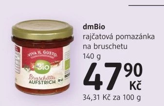 Pomazánka Bruschetta Viva il Gusto dm Bio