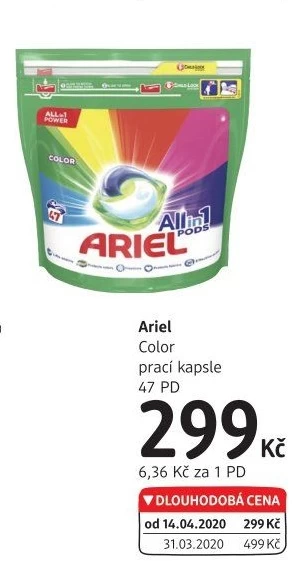 Prací kapsle Ariel