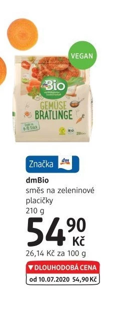 Směs na placky dm Bio