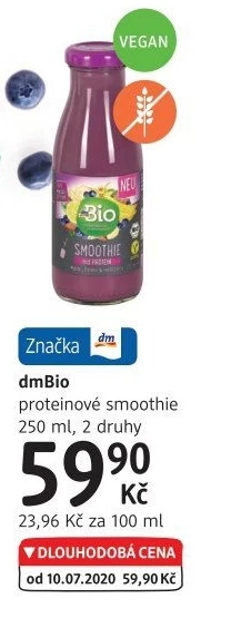 Smoothie proteinové dm Bio