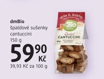 Špaldové sušenky Viva il Gusto dm Bio
