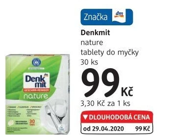 Tablety do myčky Nature Denkmit