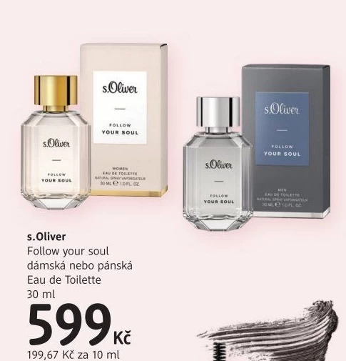 Toaletní voda dámská Follow your soul s.Oliver