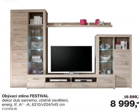 Obývací stěna Festival
