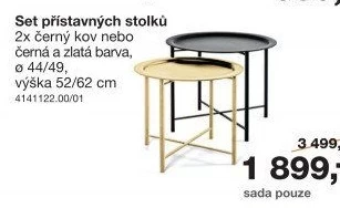 Přístavné stolky Fabiola