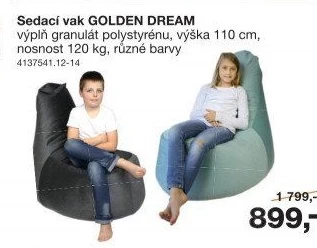 Sedací pytel Golden Dream