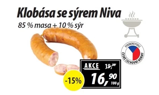 Klobása s nivou