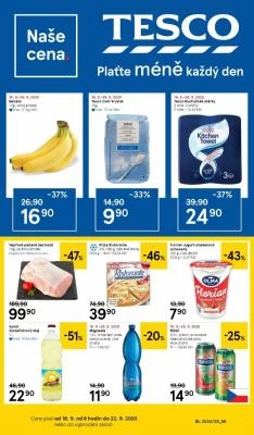 akční leták Tesco 16.9.2020-22.9.2020