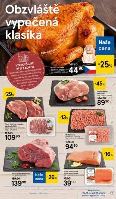akční leták Tesco 16.9.2020-22.9.2020
