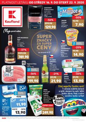 akční leták Kaufland 16.9.2020-22.9.2020