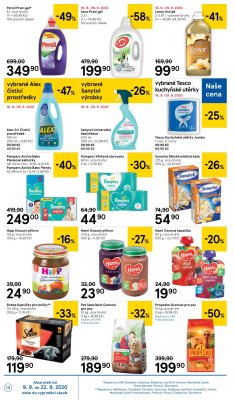 akční leták Tesco 16.9.2020-22.9.2020