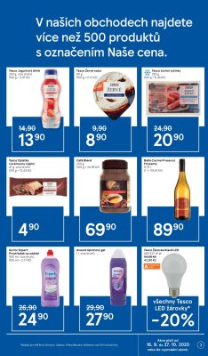 akční leták Tesco 16.9.2020-22.9.2020