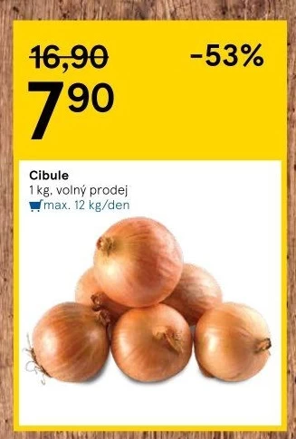 Cibule kuchyňská žlutá