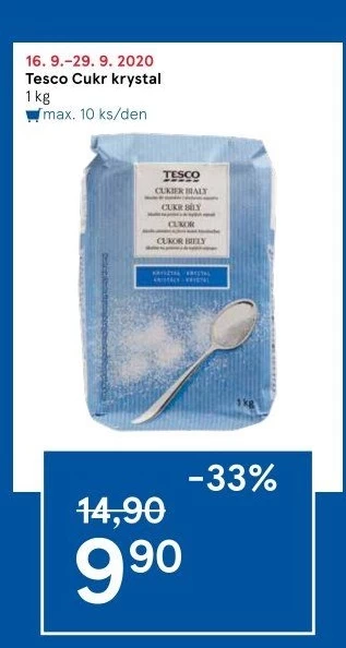 Cukr krystal Tesco
