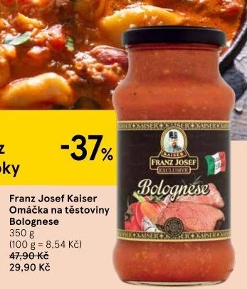 Omáčky na těstoviny Franz Josef Kaiser