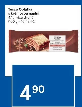Oplatka Tesco
