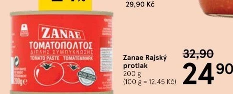 Rajčatový protlak Zanae